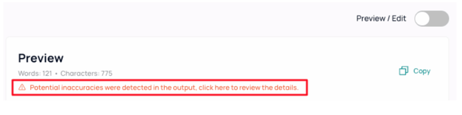 Inaccuracy screenshot